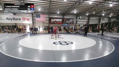 65 kg Cons. Rd Of 64 - Logan Swensen, Jackrabbit Wrestling Club vs Joshua Cornell, Ohio