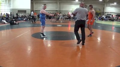 285 lbs Champ. Round 1 - Aaron Ries, Wheeling University vs Giulian Bodiu, Findlay