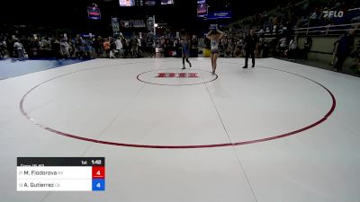 118 lbs Cons 16 #2 - Maya Fiodorova, NV vs Aubree Gutierrez, CA