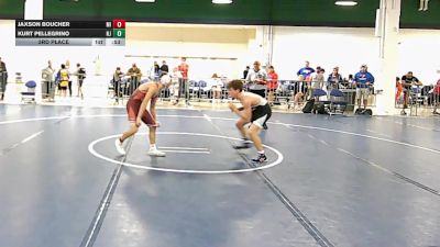 112 lbs 3rd Place - Jaxson Boucher, MI vs Kurt Pellegrino, NJ