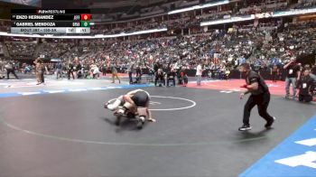 150-3A 5th Place Match - Gabriel Mendoza, Grand Valley vs Enzo Hernandez, Jefferson