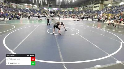 80 lbs Consi Of 4 - Tanner Brown, Windsor vs Brayden Yakich, Black Fox Academy