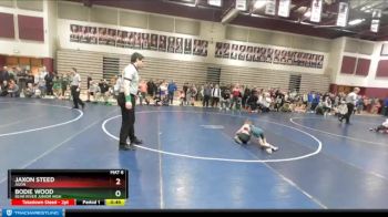 52 lbs Cons. Round 1 - Jaxon Steed, Agon vs Bodie Wood, Bear River Junior High