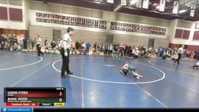 52 lbs Cons. Round 1 - Jaxon Steed, Agon vs Bodie Wood, Bear River Junior High