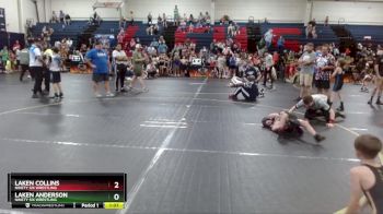 64 lbs Round 1 - Laken Anderson, Ninety Six Wrestling vs Laken Collins, Ninety Six Wrestling