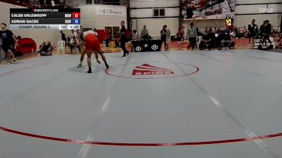 86 kg Champ. Round 3 - Caleb Uhlenhopp, Brunson UVRTC vs Adrian Gacek, Clarion RTC