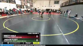 170 Boys Cons. Round 3 - Jaedon Fleet, Northglenn Youth Wrestling Clu vs Brett Haile, Chaparral Wrestling Club