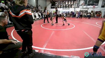 52 lbs Quarterfinal - Talon Wright, R.A.W. vs Salyer Torix, Sperry Wrestling Club