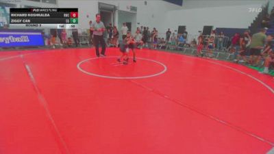 70 lbs Round 3 - Ziggy Can, California Grapplers vs Richard Koshkalda, Reign Wrestling Club