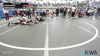 155 lbs Quarterfinal - Connar Russell, Chandler Takedown Club vs Samuel Takape, Kingfisher YellowJackets