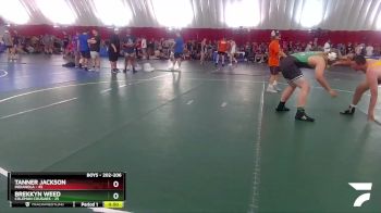 202-206 lbs Round 1 - Brekkyn Weed, Coleman Cougars vs Tanner Jackson, Indianola