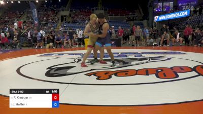 215 lbs Cons-semis - Preston Krueger, WI vs Josh Hoffer, IL