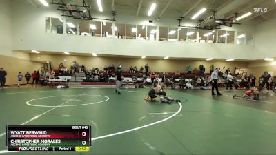 108 lbs Round 3 - Wyatt Berwald, Ascend Wrestling Academy vs Christopher Morales, Ascend Wrestling Academy