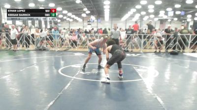 126 lbs Rr Rnd 2 - Ethan Lopez, Whitted Trained National Dual Team - HSB vs Keegan Barrick, TNWC Black - HSB