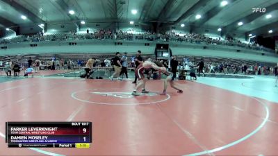 132 lbs Champ. Round 2 - Parker Leverknight, Team Central Wrestling Club vs Damien Moseley, Terminator Wrestling Academy