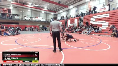 175 lbs 3rd Place Match - Blake Berger, Deer Park vs Fabricio Alvarez, Toppenish