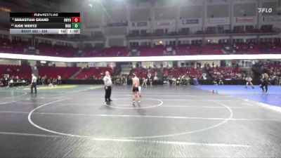 106 lbs Cons. Round 4 - Jude Wertz, Ridgevue vs Sebastian Grand, Owyhee