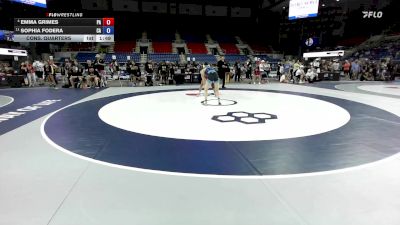 130 lbs Cons. Quarters - Emma Grimes, PA vs Sophia Fodera, CA