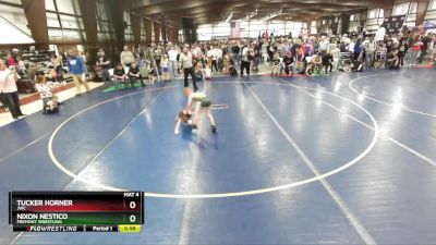 58 lbs Champ. Round 1 - Tucker Horner, JWC vs Nixon Nestico, Fremont Wrestling