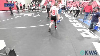 80 lbs 3rd Place - Jesse Voss, Skiatook Youth Wrestling vs Chase Gabbard II, Raw Wrestling Club