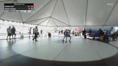 165 lbs Champ. Round 1 - Logan Law, Costa Training Center vs Brody Wiora, Canyon View