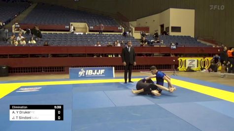 Ariel Y Druker vs Joseph T Sindoni 2024 Pan IBJJF Jiu-Jitsu No-Gi Championship