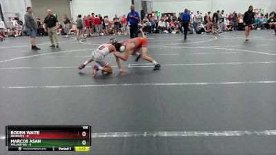 106 lbs Placement (4 Team) - Boden Waite, Bearcats vs Marcos Asan, Myland WA