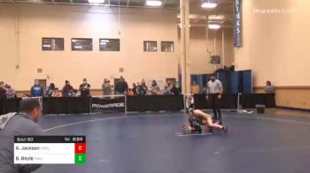 75 lbs Consolation - Arian Jackson, Quest W.C. vs Ben Boyle, Crazy Goats