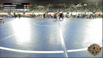 155 lbs Consi Of 16 #1 - Maverick Totten, Keystone Wrestling Club vs Kortney Akpan, WTC