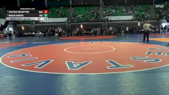 6A 285 lbs Semifinal - Colton Mcintyre, Clay Chalkville vs Malik Watts, Pell City