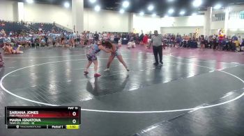 155 lbs Round 2 (8 Team) - Maria Ignatova, Team STL Green vs Sariana Jones, Pink Predators