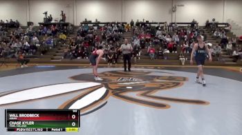 141 lbs Cons. Semi - Will Brodbeck, Hiram vs Chase Kyler, Thiel College