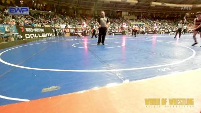 110 lbs Round Of 32 - Denver Wolf, Cowboy Wrestling Club vs EvanJacob Gomez, NM Beast