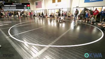 96 lbs Quarterfinal - Kamden Turner, Claremore Wrestling Club vs Ayiden Gooding, Wyandotte Youth Wrestling