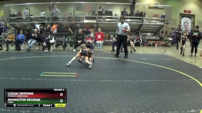 44/47 Round 2 - Remington Reurink, TKWC vs Logan Simpkins, Pursuit Wrestling