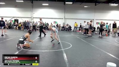 105 lbs Round 5 (8 Team) - Micah Garcia, Rough House vs Bryson Peters, Black Fox Wrestling