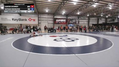 61 kg Cons. Round 7 - Carter Schmidt, Oklahoma Regional Training Center vs Nathan Knowlton, Roughneck Wrestling Club