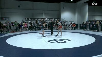 50 kg Cons. Rd Of 32 - Jenny Thomas, Utah vs Karina Vang, Tiger Wrestling Club