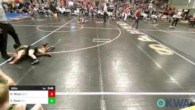 66 lbs Quarterfinal - Hayden Moss, NextGen Wrestling vs Xavier Rose, Pin-King All Stars