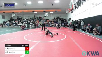 58-61 lbs Rr Rnd 2 - Kyler Naifeh, Raw Wrestling Club vs Adria Brigge, Mojo Grappling Academy