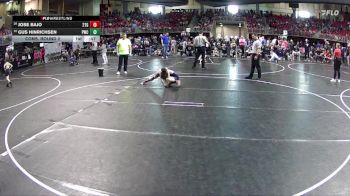 60 lbs Cons. Round 2 - Gus Hinrichsen, Palmyra Wrestling Club vs Jose Bajo, 2TG