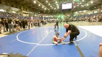 54 lbs Rr Rnd 3 - Charlee Martin, Bear Cave WC vs Emilia Hotz, Independent