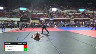 82 lbs Champ. Round 2 - Kuley Queer, Butte Wrestling Club vs Emmett Wheeler, North Montana Wrestling Club