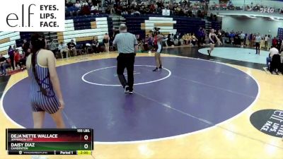 155 lbs. Champ. Round 1 - Deja`nette Wallace, Jefferson City vs Daisy Diaz, Camdenton