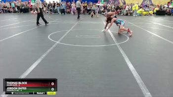 80 lbs Round 1 (8 Team) - Jordon Bates, Louisville WC vs Thomas Block, Killer Elite