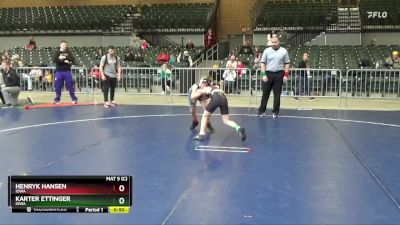 77 lbs Round 1 - Karter Ettinger, Iowa vs Henryk Hansen, Iowa