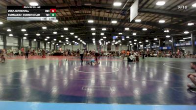 126 lbs Rr Rnd 2 - Luca Marshall, MetroWest United vs Emmaleah Cunningham, Wrecking Crew Dream Crushers