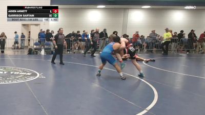 144 lbs Consi Of 64 #2 - Aiden Arnett, IL vs Garrison Sartain, OK