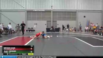 100 lbs Placement Matches (16 Team) - Bryson Hand, Oklahoma Red vs Rudy Messner, Florida