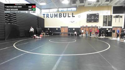 132 lbs Round Of 32 - Peyton Sing-Dinh, Pomperaug/Watwn/Naug vs Max Noujaim, Amity